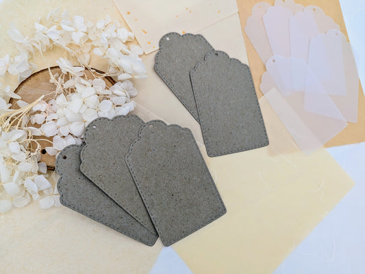 Anhänger aus Papier, Geschenkanhänger, Papierlabels, Handmade Geschenkverpackung, Scrapbooking, Journaling, Kraftpapier Dekoration, Bastelpapierer